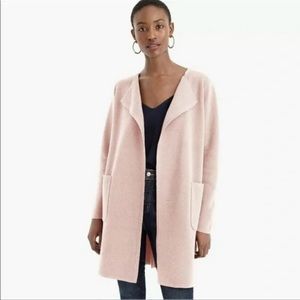 J. Crew Juliette Sweater Blazer Blush Pink Size Small